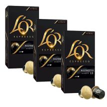 L'Or Espresso - 3 x 10 Espresso Forza capsules by l'Or Espresso for Nespresso