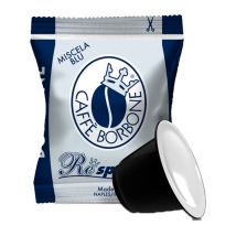 100 Nespresso* compatible capsules Original Blue Blend Intensity 8 by Caffè Borbone - Pack