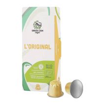 Meilleures Capsules Nespresso Compatibles - 10 capsules compatibles Nespresso L'Original bio - GREEN LION COFFEE