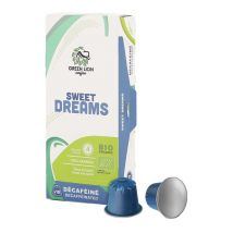 Green Lion Coffee Sweet Dreams Organic Decaf Nespresso Compatible Capsules x 10