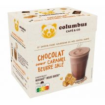 Columbus Café & Co - 12 Capsules Dolce Gusto compatibles Chocolat Caramel - Columbus