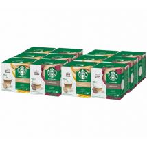 Starbucks Dolce Gusto Pods Cappuccino & Latte Macchiato Pack x 72 Servings - Discovery pack