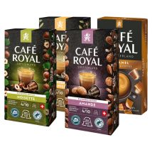 Café Royal Flavoured coffee pack - Nespresso Compatible Capsules 4x10 - Discovery pack
