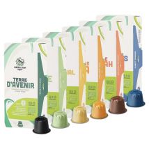 Meilleures Capsules Nespresso Compatibles - Pack Bio - 60 capsules compatibles Nespresso - GREEN LION COFFEE
