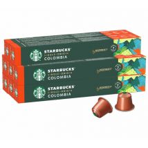 80 Capsules compatibles Nespresso Colombia - Starbucks - Sélection Violet (Grandes Marques)