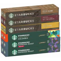 Pack Découverte - 120 Capsules Café Compatibles Nespresso Pour Professionnels - Starbucks