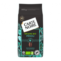 Carte Noire - 500 g - Café en grain - Pérou Bio - CARTE NOIRE - Café en grain pas cher