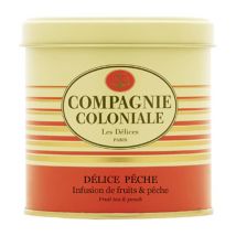 Compagnie & Co - Boite Luxe Infusion Délice pêche - 100g - COMPAGNIE & CO