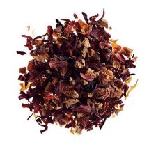 Peach Hibiscus Tea - Comptoir Français du Thé - 100g Loose Leaf Tea - Blend
