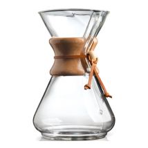 Chemex Coffee Maker with Wood Collar - 10 cups