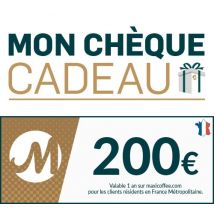 MaxiCoffee - Chèque Cadeau Maxicoffee 200€