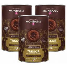 Monbana Hot Chocolate Powder Trésor de Chocolat - 3 x 1kg