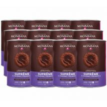 Lot Poudre Chocolat Chaud Suprême 32% Cacao - Vrac 12 x 1 kg - MONBANA - 1000.0000