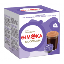 Gimoka - 16 Capsules compatibles Nescafe Dolce Gusto cioccolata - GIMOKA