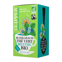 Clipper - Thé Vert Menthe Bio & Equitable - 20 sachets - CLIPPER - Thé pas cher