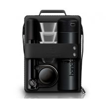 Black Handpresso Pump travel set for ESE pods & ground coffee