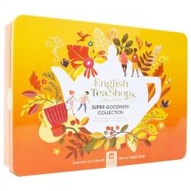 English Tea Shop - Coffret Supergoodness bio Collection 36 sachets, boîte métallique - English Tea Shop