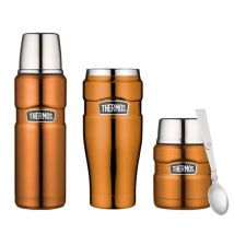 Thermos - Pack isotherme (Bouteille - Mug - Lunch Box) Stainless King Inox cuivre 47 cl - THERMOS