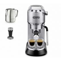 Machine Expresso Delonghi Dedica Arte Ec885.m Metal Buse Vapeur Latteart + Pack Barista