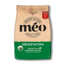 36 dosettes souples Degustation - CAFES MEO - Dosette compatible Senseo