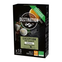 Destination Organic Coffee 100% Arabica Nespresso Compatible pods x10