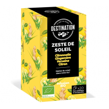 Destination - Infusion Zeste de soleil 20 sachets bio - DESTINATION