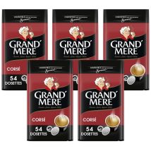 Senseo Compatible Pods Grand'Mère Corsé Strong Coffee Value Pack x 270 - Made in France