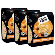 180 dosettes souples Classique Intensité n°5 - Carte Noire - Dosette compatible Senseo
