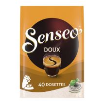 40 dosettes souples Doux - SENSEO - Sélection Rouge (Italien)
