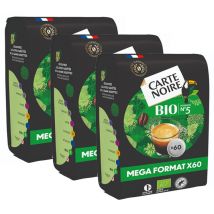 180 dosettes Café BIO - CARTE NOIRE - Dosette compatible Senseo