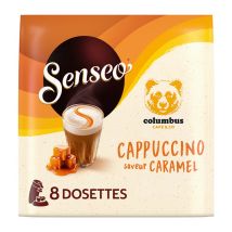8 - Dosettes Senseo - Cappuccino Caramel Columbus - Senseo