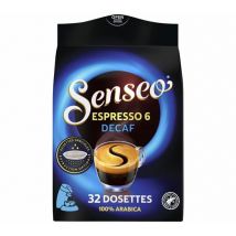 Senseo - 32 dosettes souples Expresso Décaféiné - Senseo