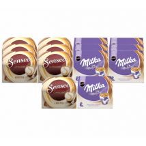 Senseo Pods Cappuccino and Milka Chocolate Value Pack x 112 - Discovery pack