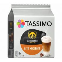 Tassimo Pods Columbus Latte Macchiato x 8