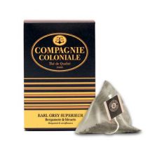 Compagnie & Co - Earl Grey Supérieur black tea by Compagnie Coloniale x 25 pyramid bags - China