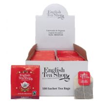English Tea Shop Organic English Breakfast tea - 100 sachets for Professionals
