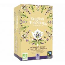 English Tea Shop Organic White Tea with Coconut & Passion Fruit - 20 sachets - Sri Lanka