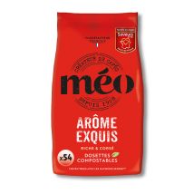 Cafés Méo - 52 dosettes souples Exquis - CAFES MEO