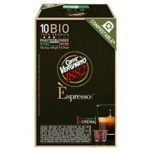 Caffè Vergnano - 10 Capsules Espresso Bio - compatibles Nespresso - CAFFE VERGNANO