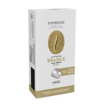 Caffitaly - 10 capsules Brésil - compatibles Nespresso - CAFFITALY