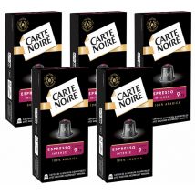 50 Capsules Compatibles Nespresso* Original Espresso Intense N°9 - Carte Noire