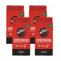 1 Kg Café moulu pour professionnels Espresso Casa - Caffè Vergnano - Sélection Rouge (Italien)