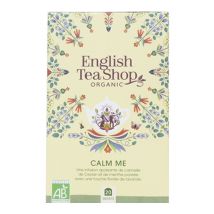 English Tea Shop - Infusion Calm Me - Boîte éco-conçue 20 sachets plats emballés - English Tea Shop - Gamme Bien Etre -