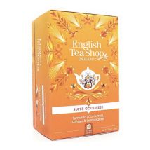 English Tea Shop - Infusion Curcuma Gingembre et Citronnelle - Boîte 20 sachets emballés - English Tea Shop - Super Goodness