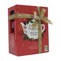 English Tea Shop Organic Holiday Red Prism - 12 Pyramid Tea Bags - Christmas Tea