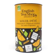 'Summer Haze' organic iced tea with Lemon and Orange - 10 sachets - English Tea Shop - Blend