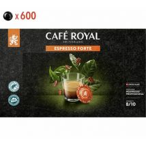 Café Royal - 600 Capsules compatibles Nespresso pro Espresso Forte - CAFE ROYAL Office Pads
