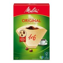 40 x Melitta Original brown coffee filters 1x6