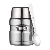 Thermos King Food Flask with Spoon Stainless Steel - 47cl