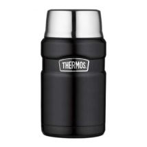 Thermos - Lunch box isotherme inox Thermos King noir 71 cl - Thermos